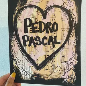 Pedro Pascal Art Print