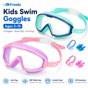 Freela Goggles for Kids Swim Goggles for Boys Girls Pool Beach Swimming
