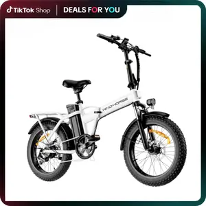 WINDHORSE W4A Foldable Electric Bike, Peak 983W Motor Ebike, 40-70 Miles & 20 MPH, 48V Removable Battery, 20" Fat Tire All-Terrain Electric Bicycle for Adults Teens with 7-Speed, Suspension