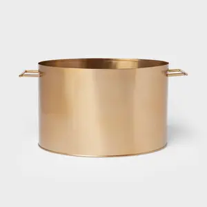 Metal Oval Beverage Tub Gold - Threshold