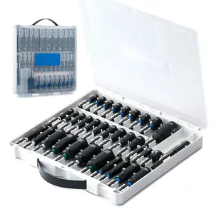 Professional-grade 34-piece Impact Drill Socket Head Set with Strong Magnet Durable Precision Operation for Complex Working Conditions Heavy Duty