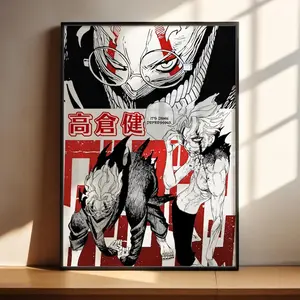 Dandadan Anime Poster, Okarun Ken Takakura Art Print, Anime Wall Decor, Anime Gift