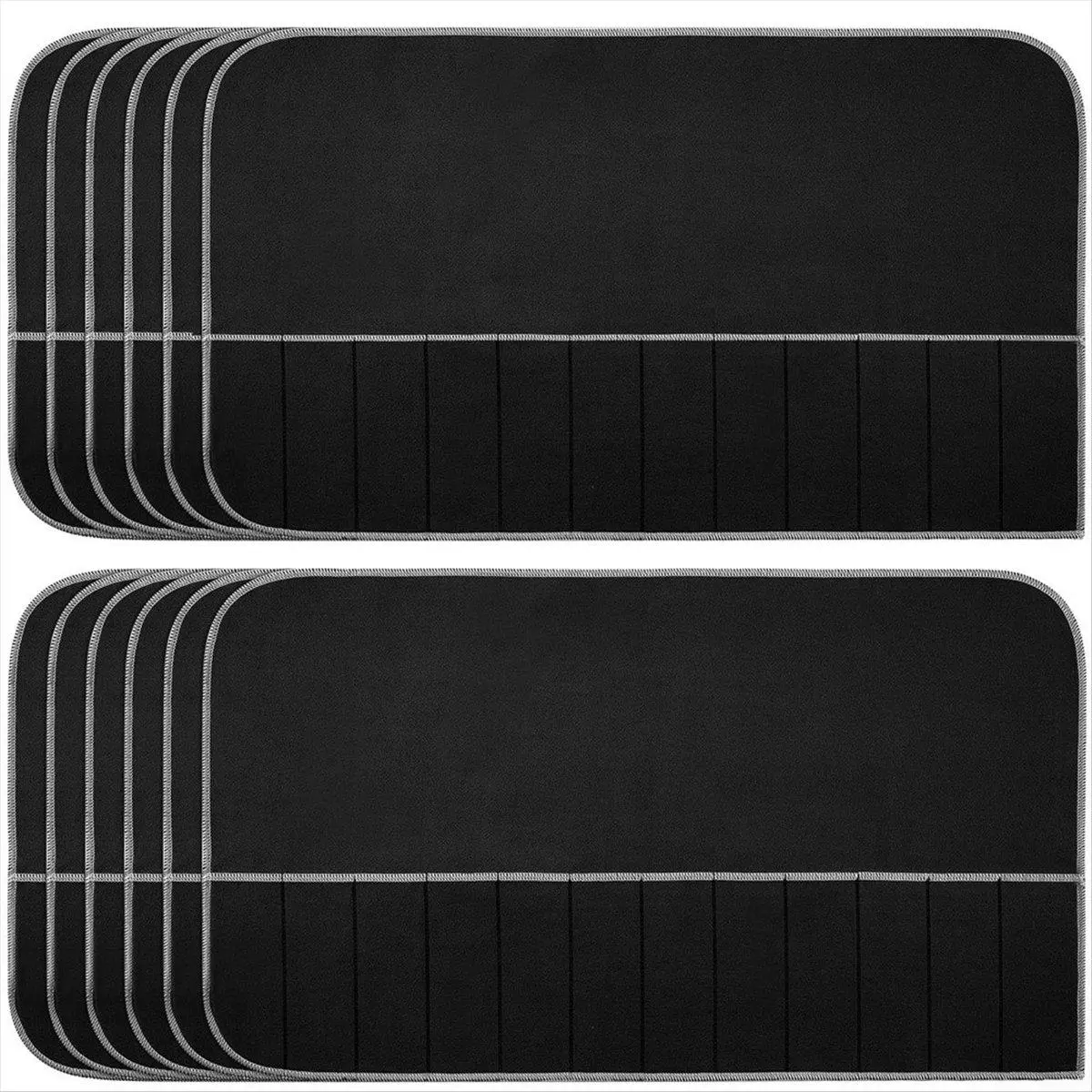 Silver Storage Bags Silver Storage Cloth Felt Flatware Organizer Anti Tarnish Silver Protector Bags 12Pcs