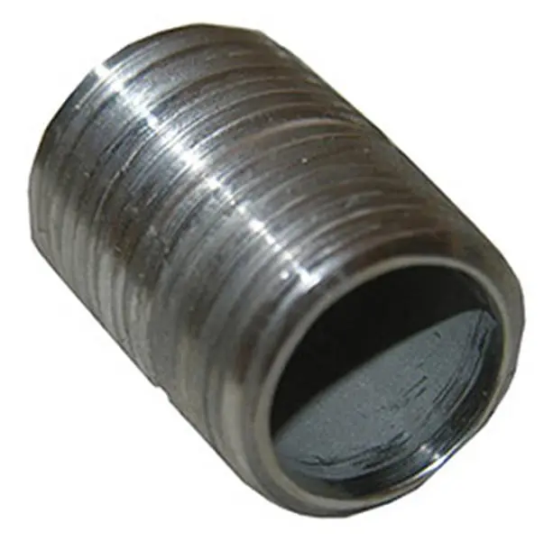 True Value 209801 Type 304 SS Single Nipple, 0.5 in. Close Thread Plumbing Fitting for Connecting Pipes, Connect Pipes