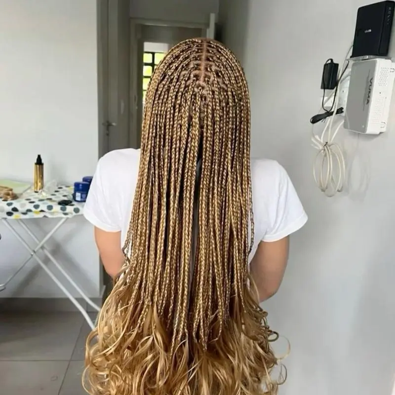 3-Pack Heatless French Curly Hair Extensions - High Quality, Skin-Friendly Braiding Hair Accessories for Unisex Braided Hairstyles, Natural Look Beauty & Haircare Tools