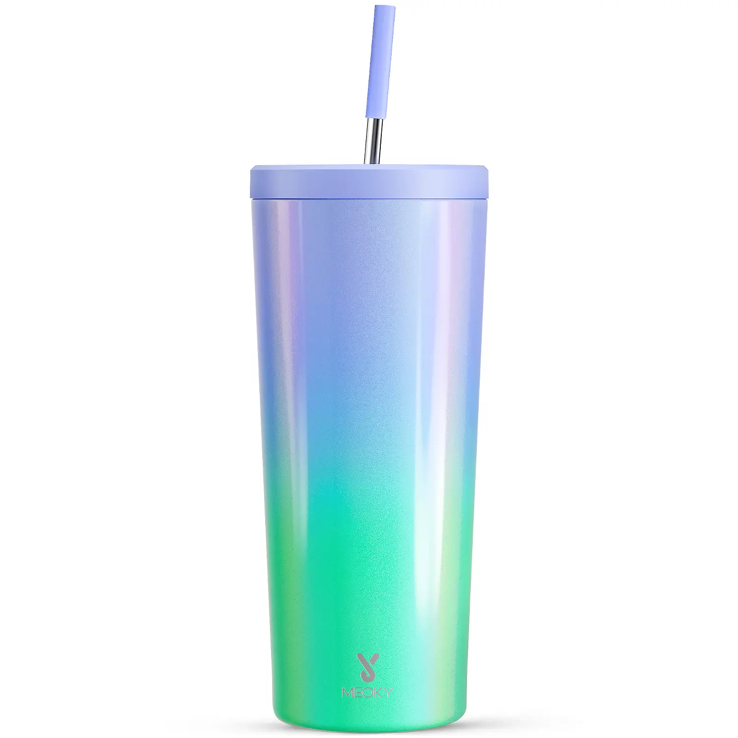 24oz Green Purple Sippy Cup