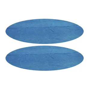 Bestway Flowclear 14 Feet Round Above Ground Pool Solar Pool Cover Only, 2 Pack