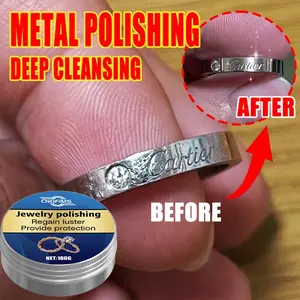 Advanced Jewelry Polishing Paste, Functional Compound for Jewelry Renovation and Care, Daily Maintenance for Gold and Silver Color Jewelry