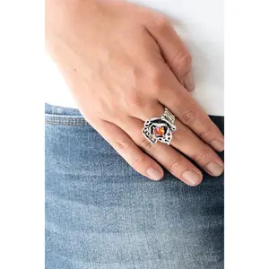 Glowing Gardens - Ring Orange