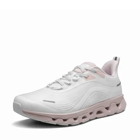 NORTIV 8 Women's Fashion Casual Trainers - Lightweight Breathable Casual Cushioning Sneakers with Shock-Absorb A-Shaped Rubber Sole, Reflective Details, Lycra Upper, Snug Elastic Lycra Liner