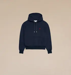 AMI Red Ami De Coeur Hoodie Mens Apparel
