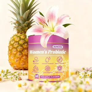 Probiotics Gummies with Slippery Elm Supports pH Balance Gut Health & Immune for Women 60 Gummies, stock up on specials