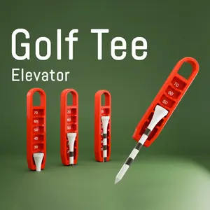 Creative golf tee lifter 3D printed ornament, a gift toy for golf enthusiasts "fashion" "design sense" "advanced"