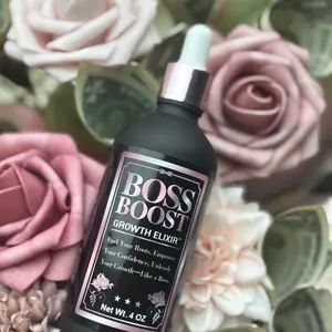 Boss Boost Growth Elixir | All Natural Organic Ayurvedic Hair Growth Oil | Ayurvedic Haircare