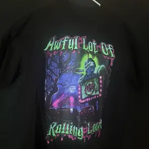 Rolling Loud Awful Lot of Rolling Louds Shirt - Black T-Shirt with Colorful Graphic Design