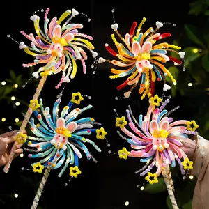 Handmade diy rotating windmill lantern New Year luminous lantern material package