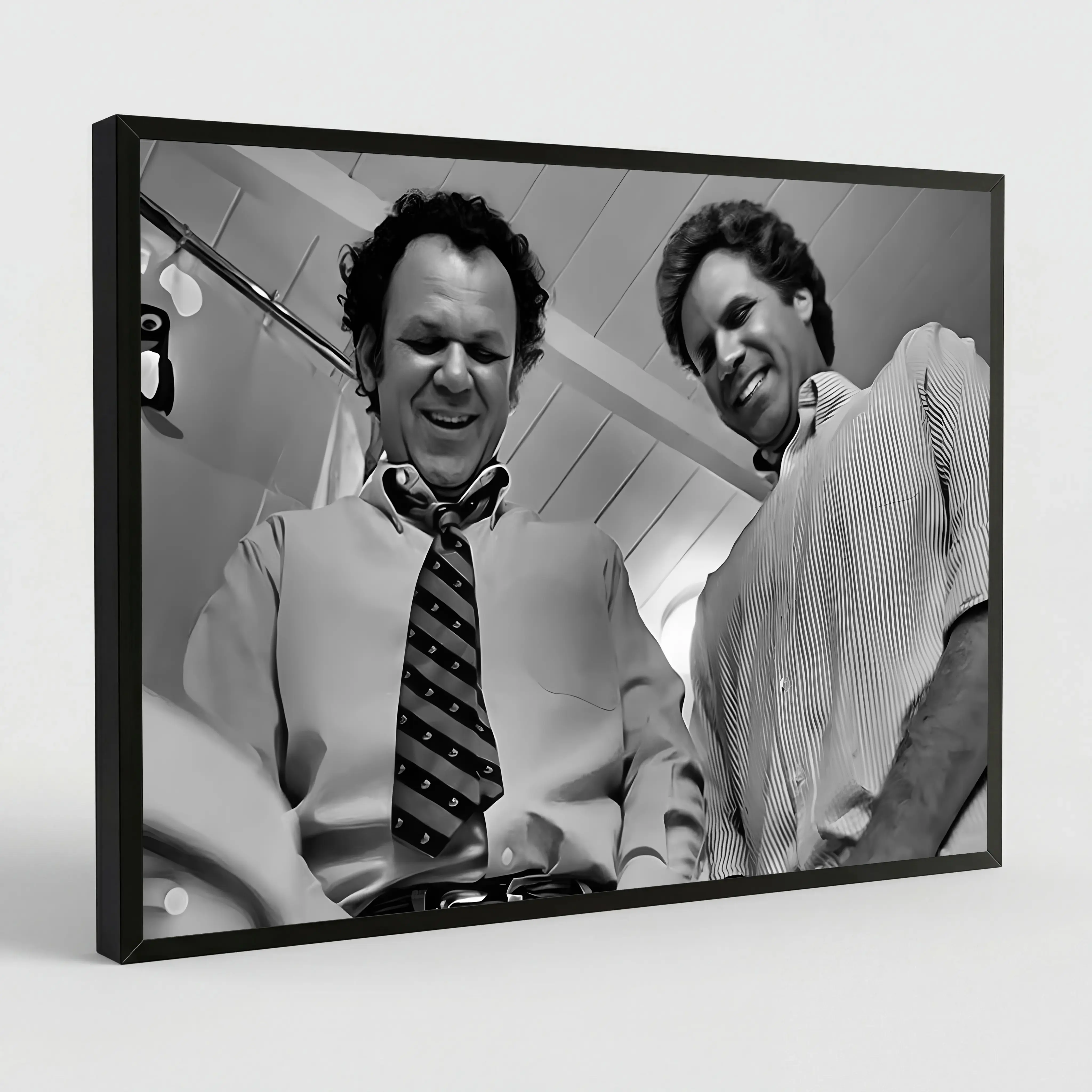NBHYK Funny Bathroom Print Step Brothers Movie Toilet Scene Premium Quality Artistic Poster for Home Decor 08x12 12x18 16x24 20x30 24x36 Inches Framed Unframed Options
