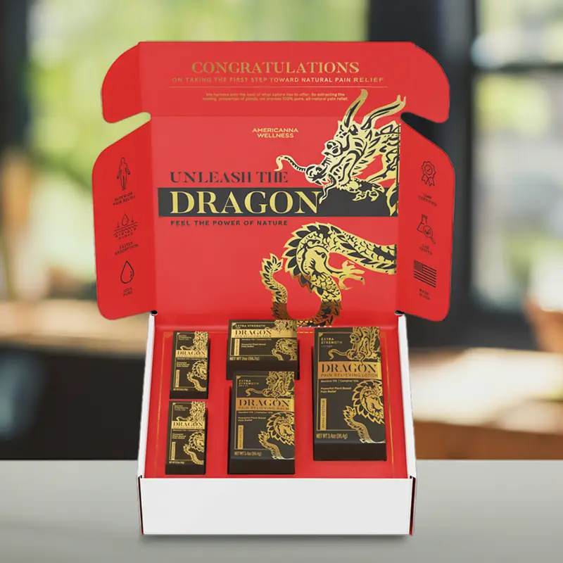 Dragon Extra Strength Box Set | Body Balm & Lotion for Workout Recovery & Daily Discomfort | Fast-Absorbing, Moisturizing, Massage and Body Care