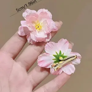 5 Pcs 2026 New Fashion Cherry Blossom Hair Clips, Perfect Holiday Gift, Stylish Accessories for Women, Trendy Hair Jewelry