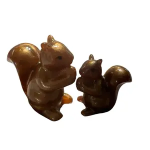 Set of 2 Squirrels - Simple Representation as Described