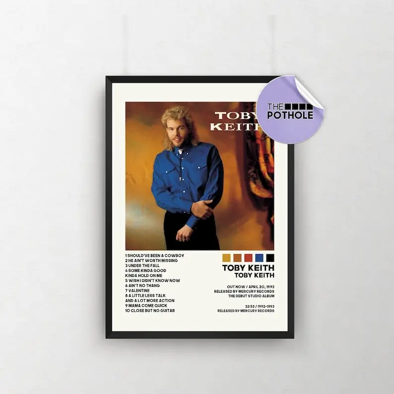 Toby Keith'S Posters / Album Cover Poster / Poster Print Wall Art, Poster No Frame