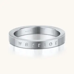 Warrior (shiny) fidget ring necklace