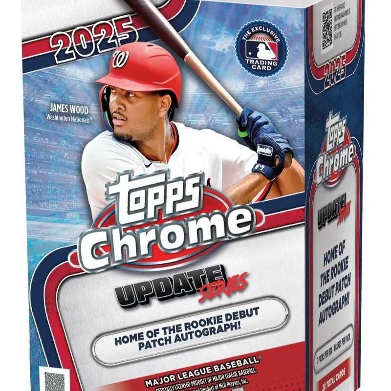 2025 Topps Chrome Updated Series Baseball Blaster Box