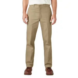 Dickies 874 Original Fit Menswear Cotton Work Pant, Khaki, Relaxed Fit, Belt-Compatible, Pocket-Equipped