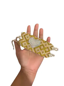 Handmade Crochet Bracelet – Colorful Boho Woven Jewelry