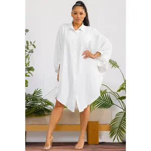 S25655 - Oversized Shirt Dress