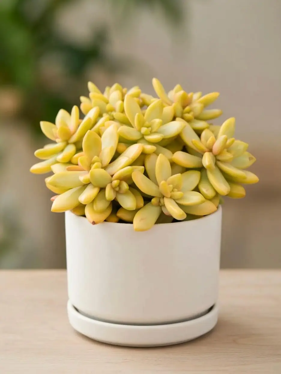 Sedum Adolphi, Bright Succulent, Live Succulent Plant, Yellow Succulent