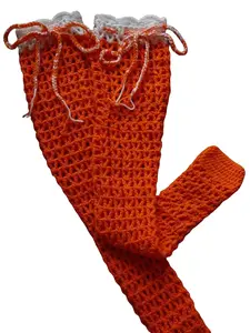 Crochet thigh high socks