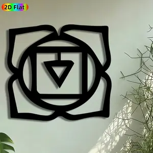 1pc Shree Yantra Metal Wall Art, Sacred Geometry Statue Mural, Intricate Craftsmanship, Artistic Metalwork, Perfect for Diwali, Housewarming Decor, Perfect for Meditation Room Living Room Yoga Studio Decor, Ideal Gift for Spiritual Decor Enthusiasts.