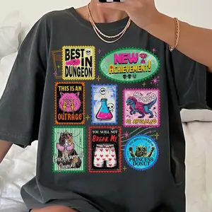 Dungeon Crawler Carl Book Stamps Comfort Colors Shirt, New Achievement Shirt, Princess Donut And Mongo, Book Series Apparel for Booktok