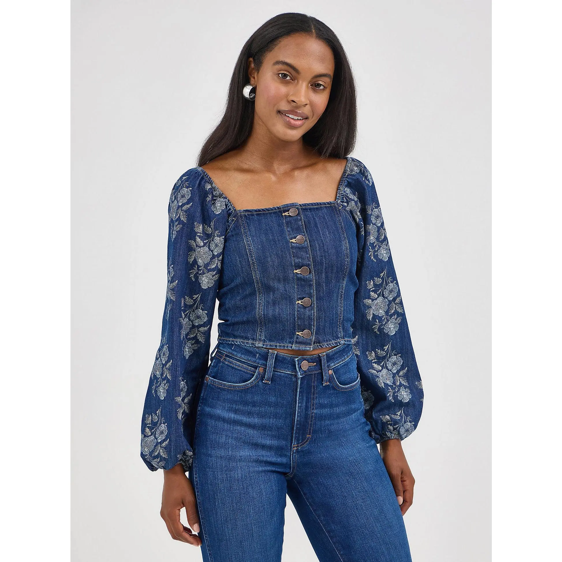 Hometown Wildflower Crop Women's Top