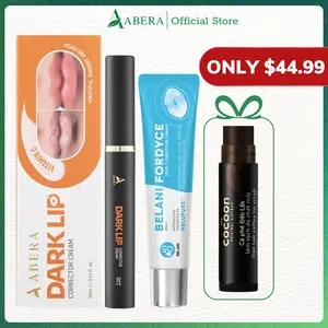 Combo Fordyce Cream & Dark Lip Cream - Fordyce Spot Care, Lip Moisturizer & Repair Balm for Men, Helps Improve Dark Lips, Enriched with Nelupure & Shea Butter (0.7 Oz)