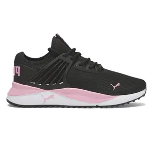 PUMA Womens Pacer Future Wide Lace Up Sneakers Shoes Casual - Black, Pink