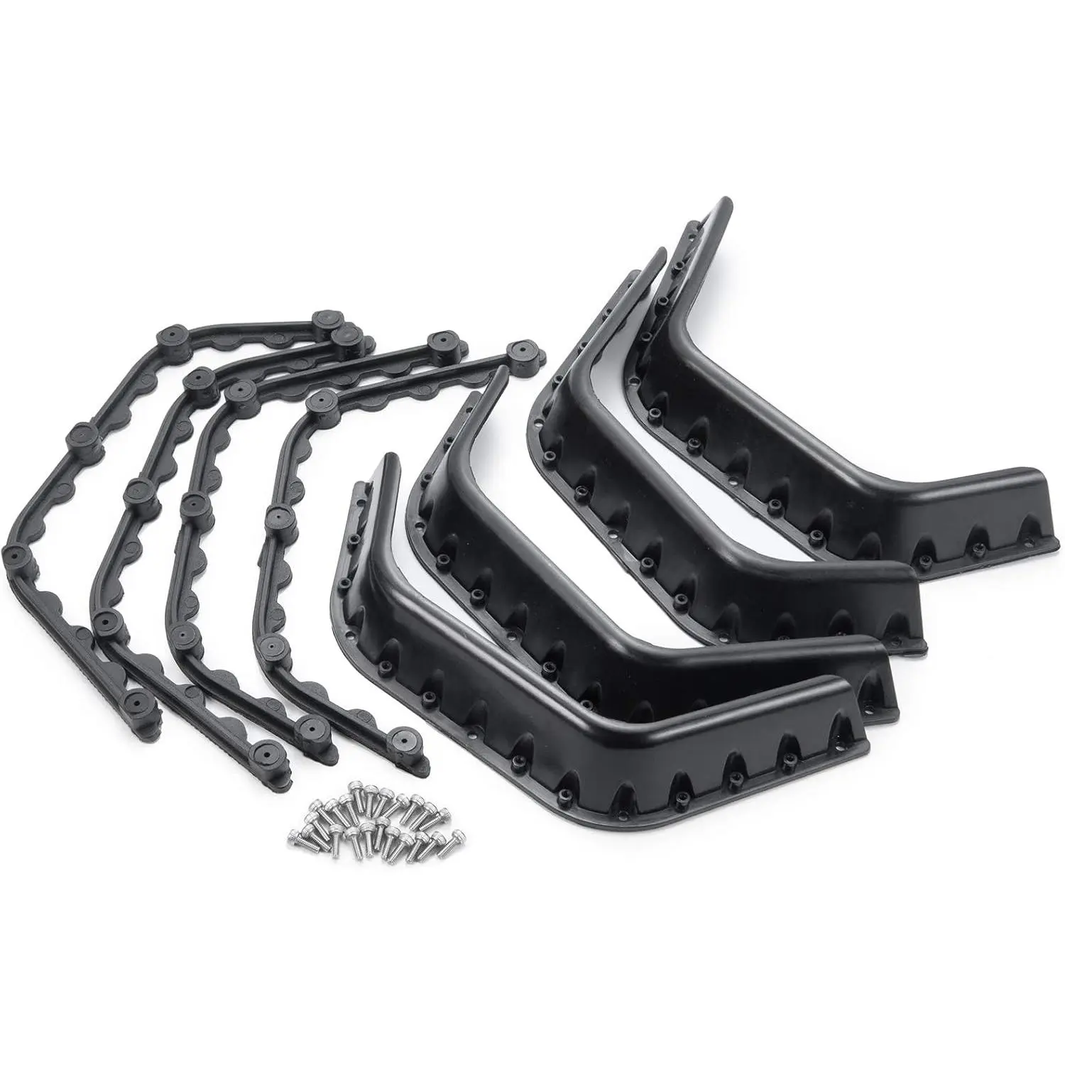1 Set of 1/10 Scale Fender Flares with Screws for 1/10 RC Axial SCX10 D90 D110 Crawler