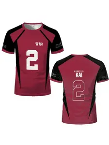 Anime-style basketball/volleyball T-shirts, cosplay costumes, and men's sports T-shirts for high school volleyball clubs