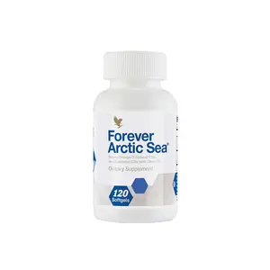 Forever Arctic Sea 120 Softgels Omega-3 Blend with Citrus Flavor Gluten-Free
