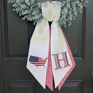 Custom USA Embroidery Decor