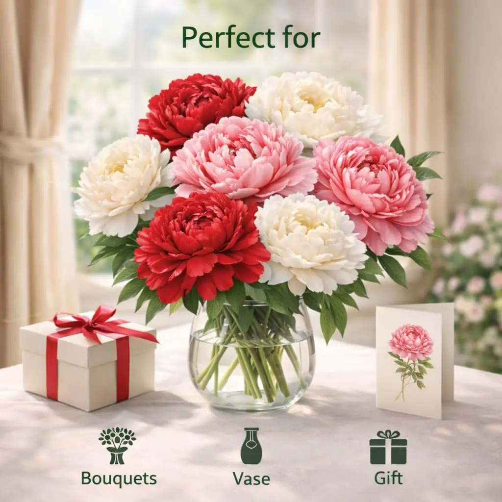 Peony Bulbs, Fragrant Perennial Flower Roots for Planting