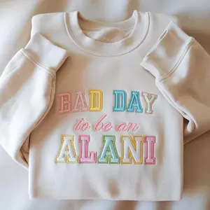 Alani Embroidery Sweatshirt, Caffeine Crisis Crewneck, Funny Energy Drink Shirt, Cute Coffee Lover Gift, Trendy Unisex Pullover