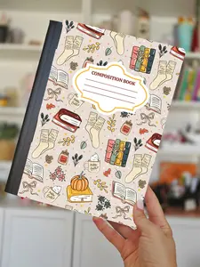 Hello Fall Composition Notebook Wrap Front + Back