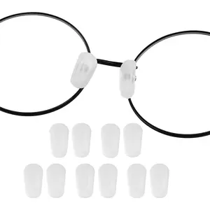 Eyeglass Nose Pads Cover,5 Pairs Soft  Slip- Glasses Nose  Sunglasses Nose Bridge Pad Anti-Slip Nose Guards