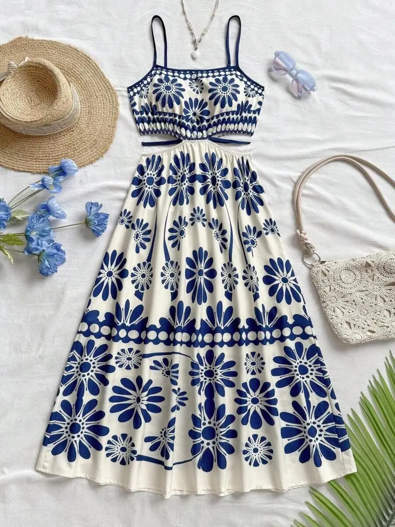 floral tie front midi dress - TikTok Shop floral tie front midi dress - TikTok Shop