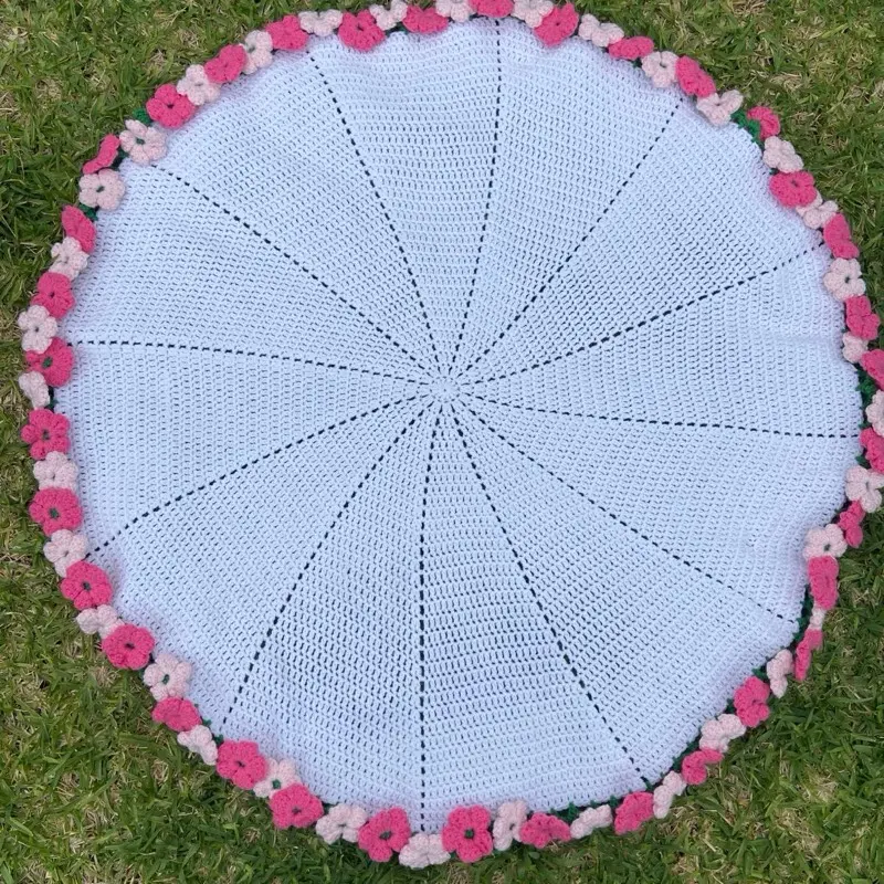 Handmade Custom Crochet Bouquet Blanket | Made-to-Order | Personalized Color | 3 Sizes Available
