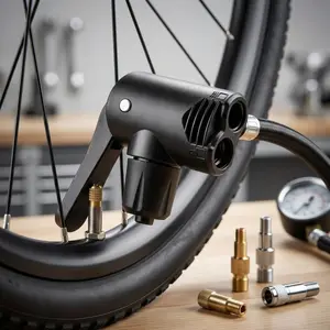 Universal Dual Valve Adapter: Quick Switch Between Presta and Schrader Valves, Durable Leak-Proof Connector for Bicycle Car Tires, Essential Multi-Purpose Inflation Tool for Maintenance