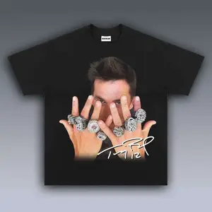 [SALE Up To 50% Off] Tom Brady Graphic Tee, Y2K Crew Neck Streetwear T-Shirt, Unisex Crew Neck Tee, Vintage Football Graphic, Sports Player Bootleg Premium Style, Casual Cotton Fit 1 Sided
