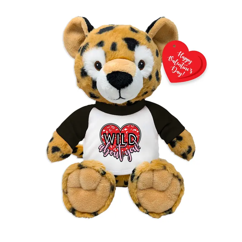 9" Cheetah Plush Animal • Limited Valentine's Edition